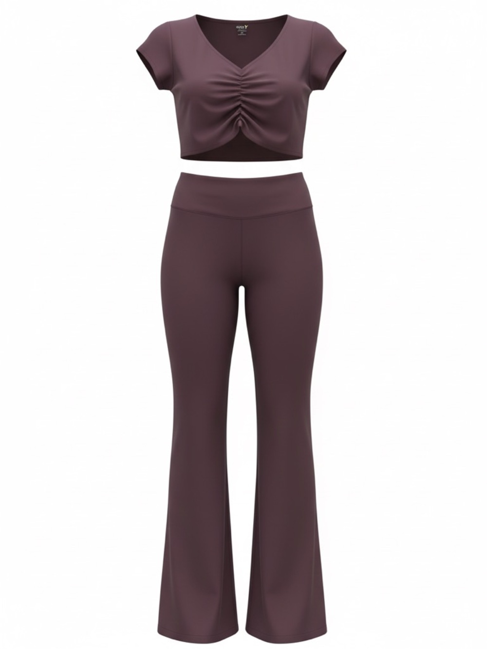 Gorgeous Old Navy PowerSoft Active Set Purple/Plum